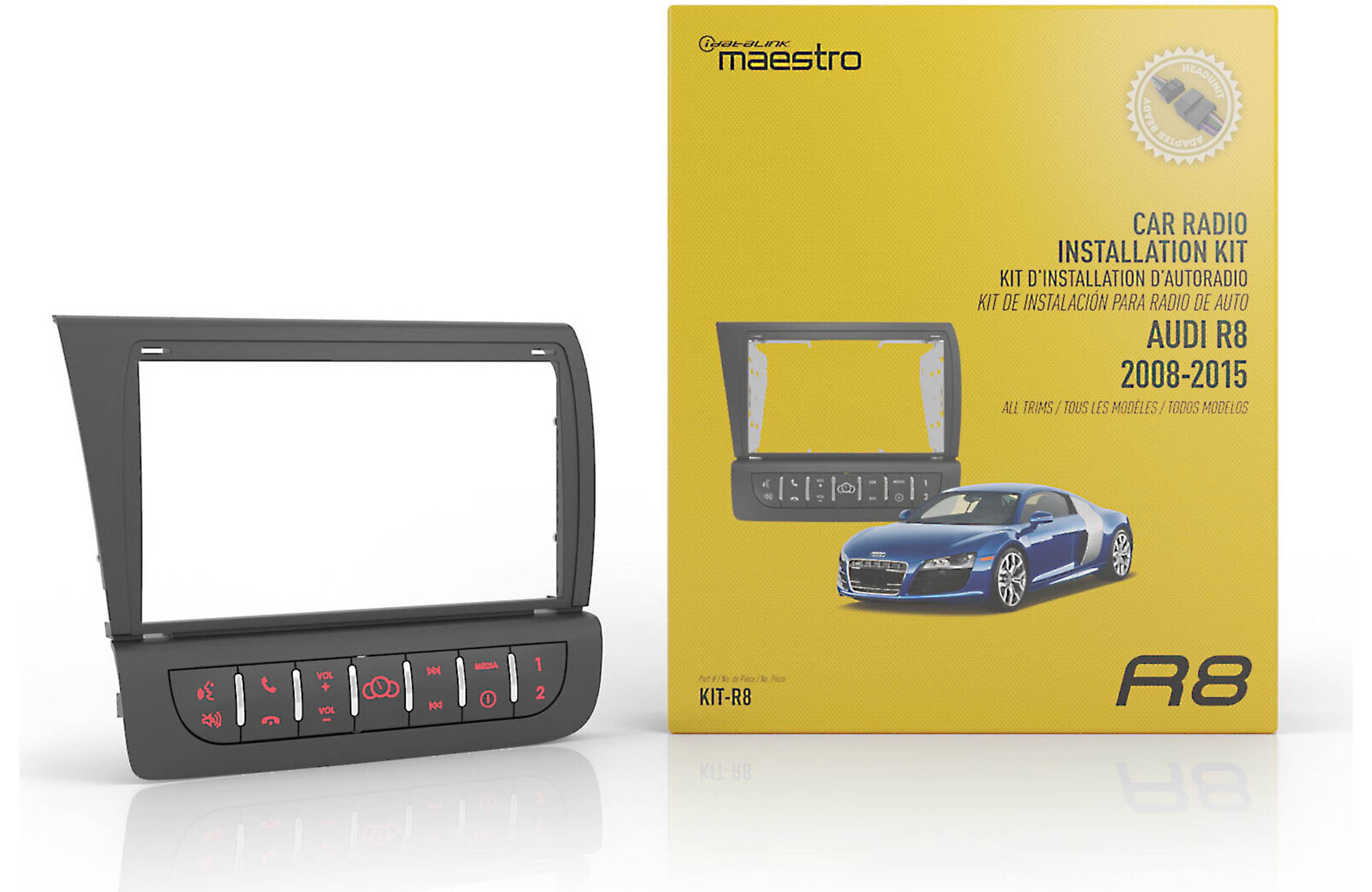 iDatalink KIT-R8 Dash and Wiring Kit for 2008-2015 Audi R8 Vehicles