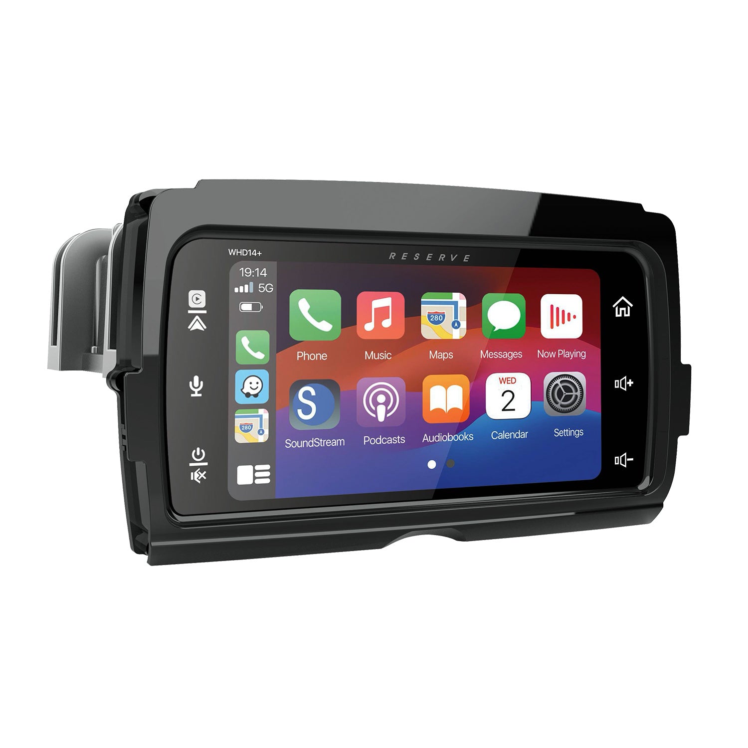 Soundstream WHD14+ Motorcycle Head Unit w/ Wireless Apple CarPlay & Android Auto