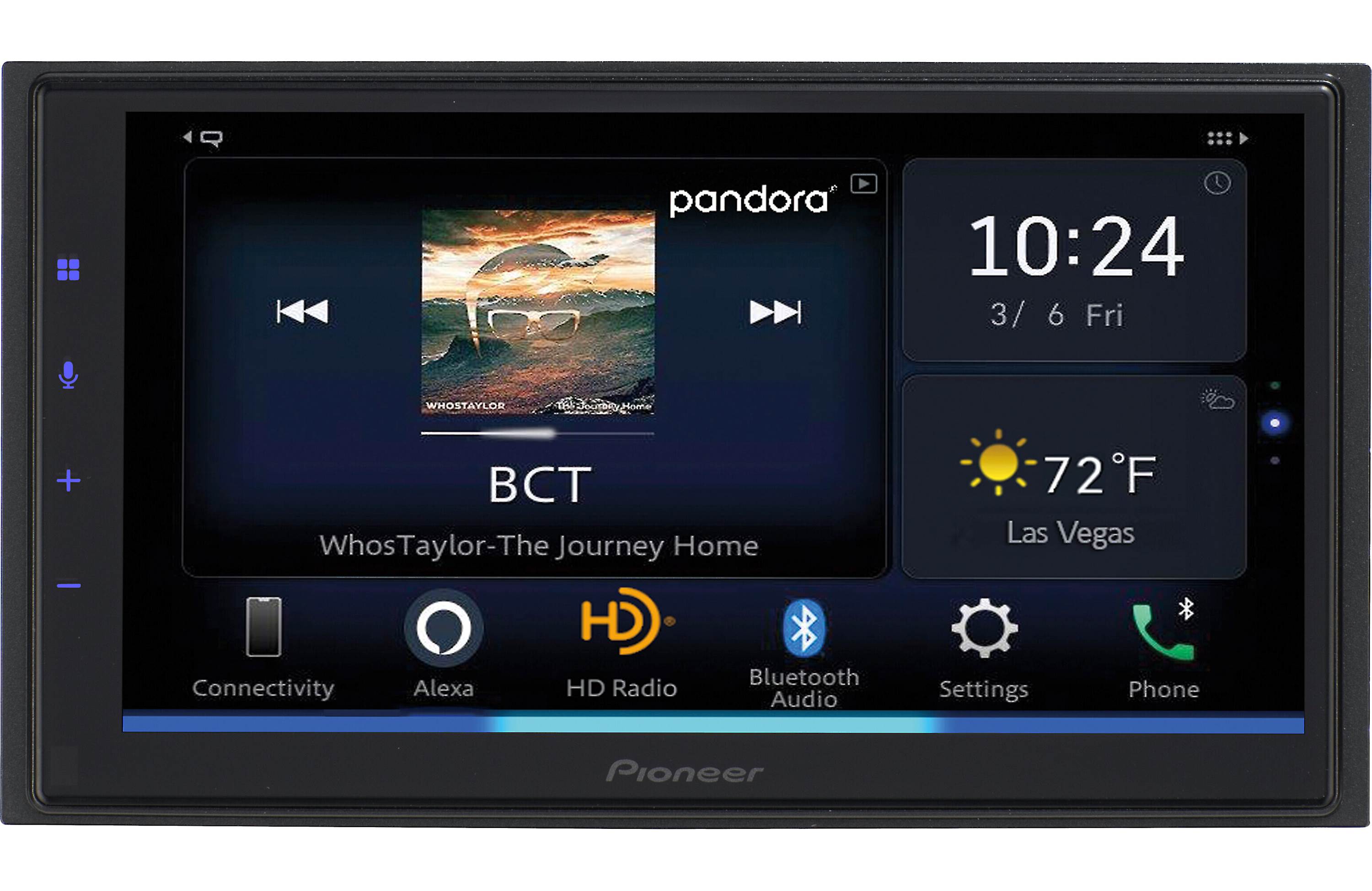 Pioneer DMH-WC5700NEX 6.8” Wireless Apple CarPlay & Android Auto Modular Digital Media Receiver