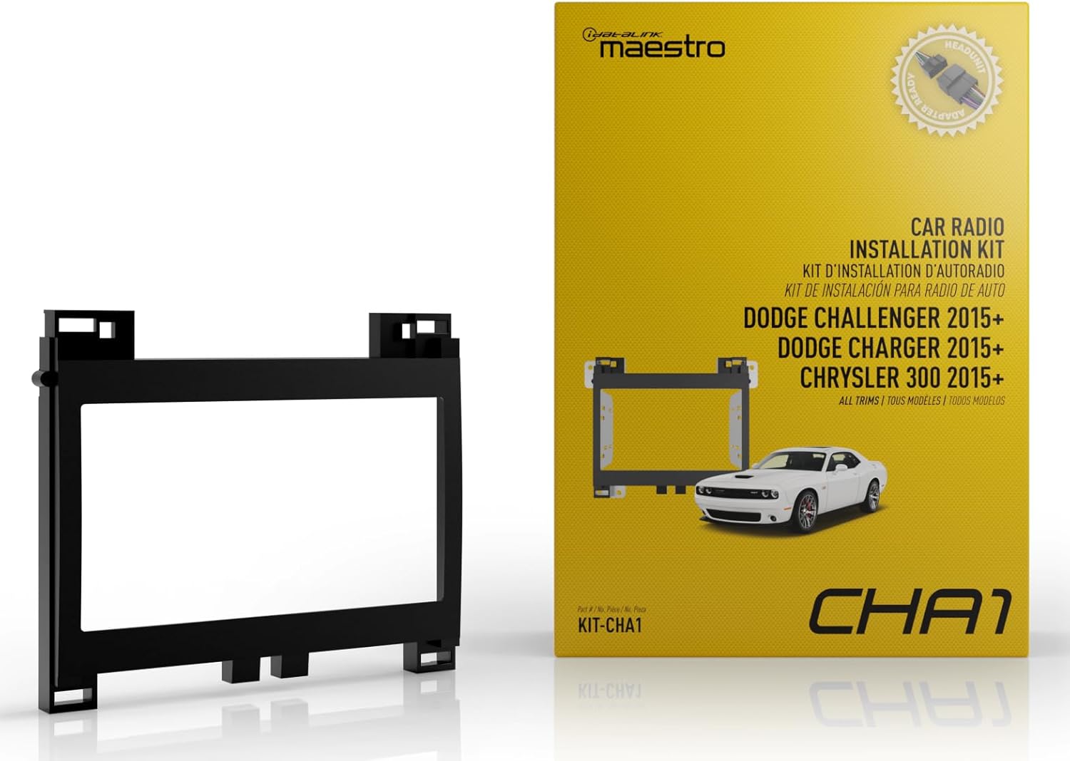 iDatalink KIT-CHA1 Dash and Wiring Kit for Select 2015-21 Dodge and Ch