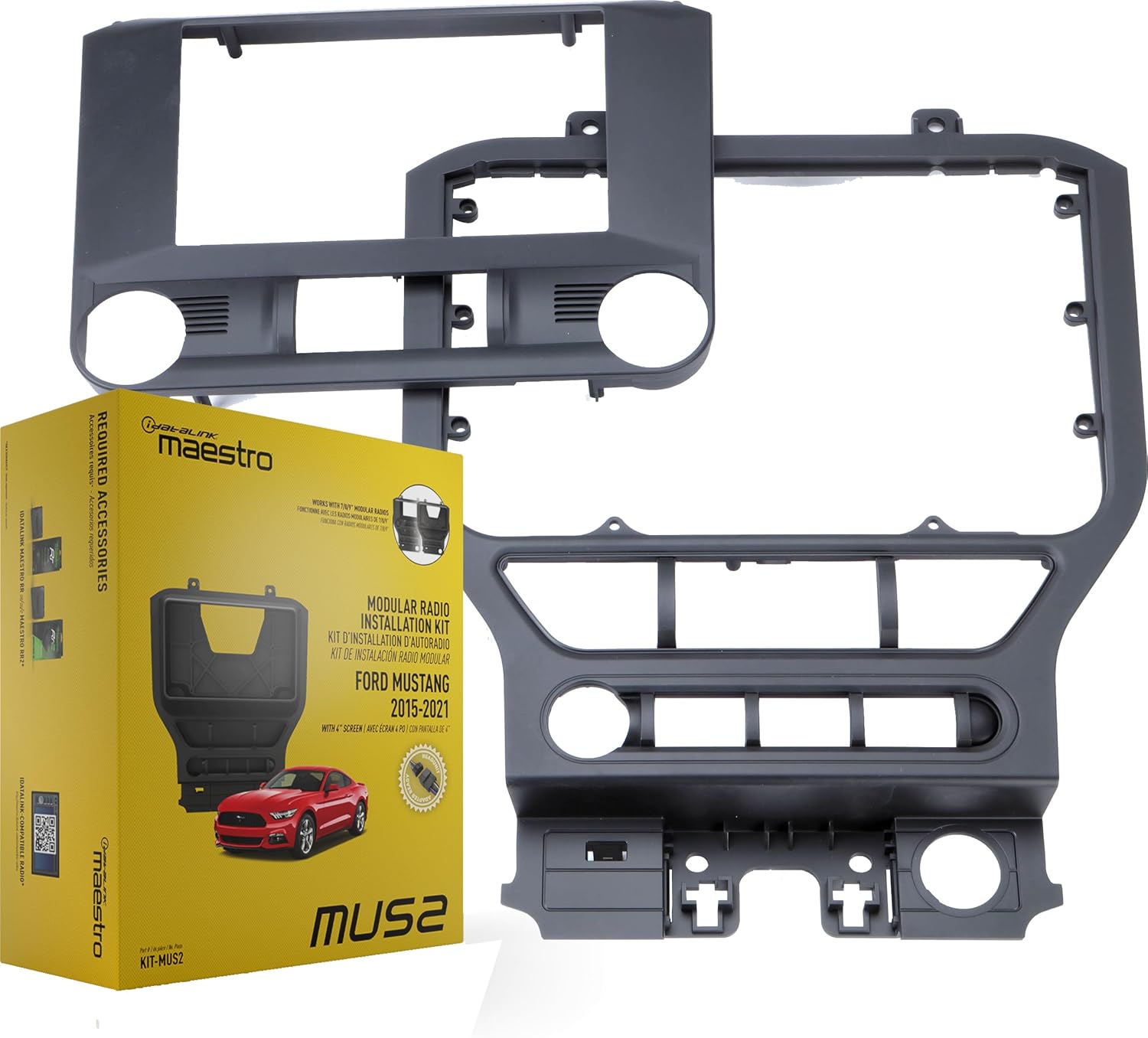iDatalink KIT-MUS2 Dash and Wiring Kit for Select 2015-2023 Ford Mustang Models