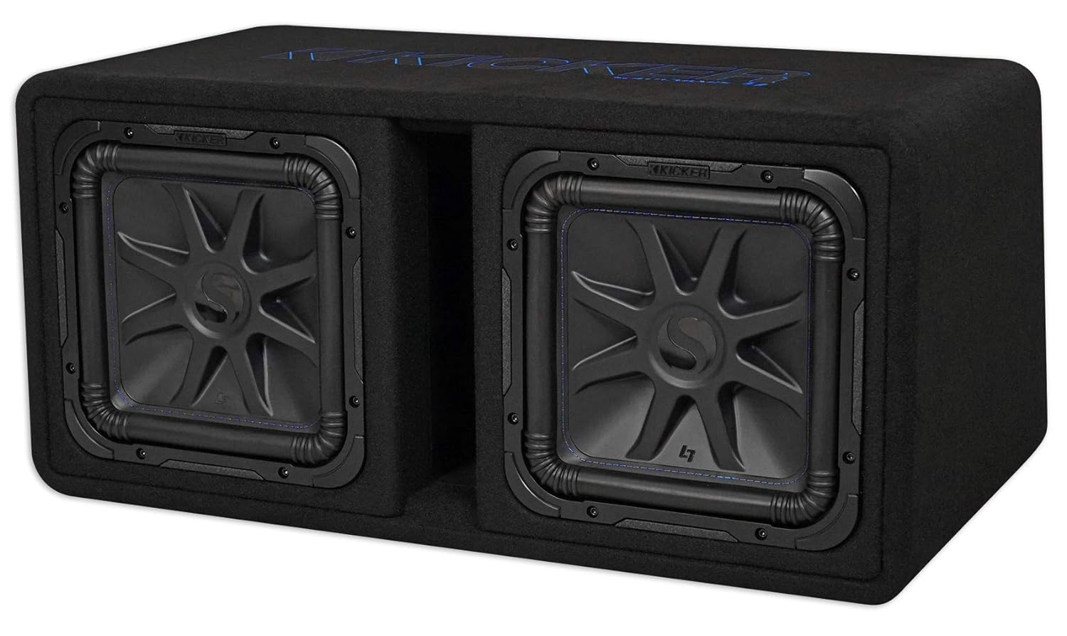 Kicker 44DL7S122 Dual 12" Solo-Baric L7S Ported Enclosure, 2 Ohms