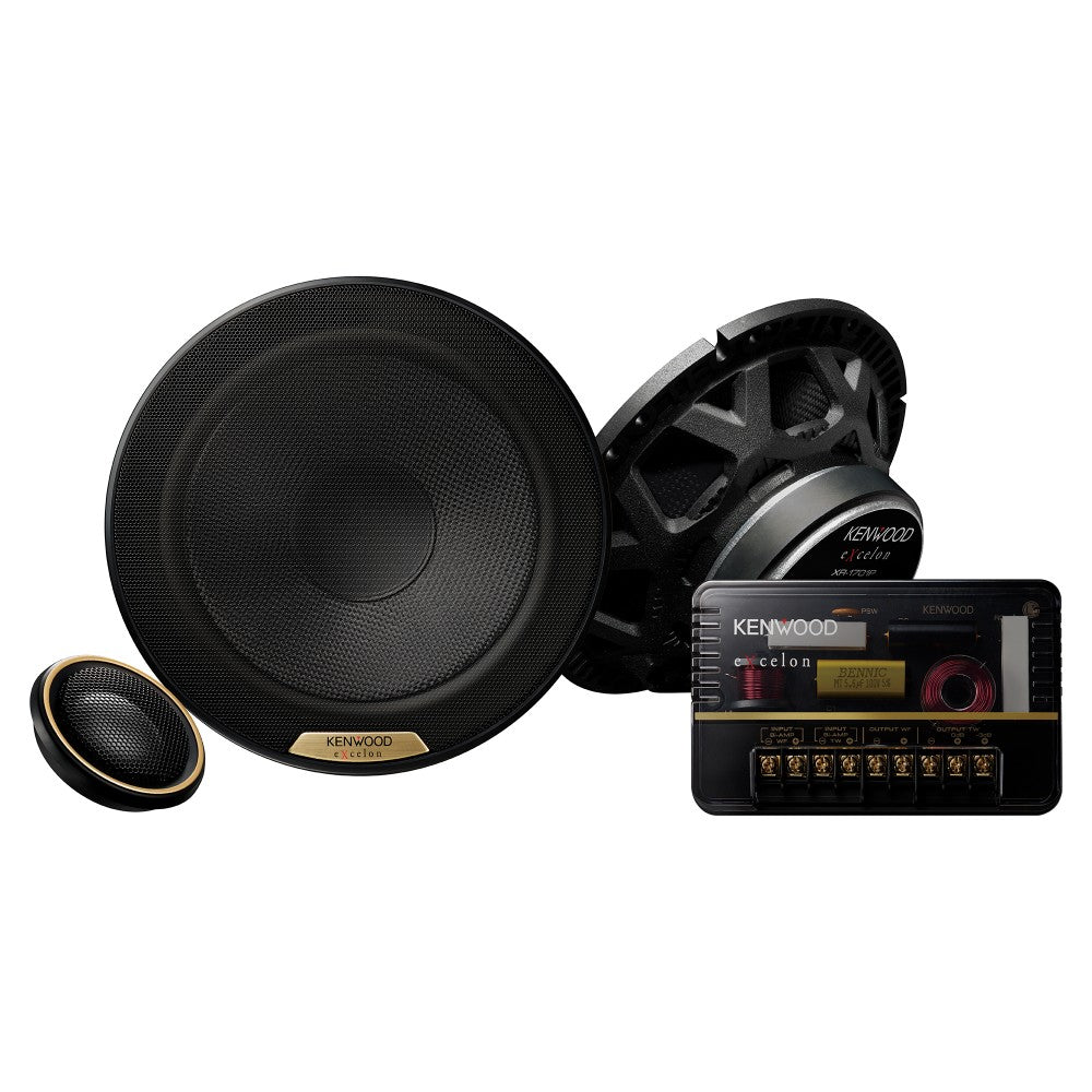 Kenwood eXcelon XR-1701P 6.5" Component Car Speakers, 3Ohm, Pair
