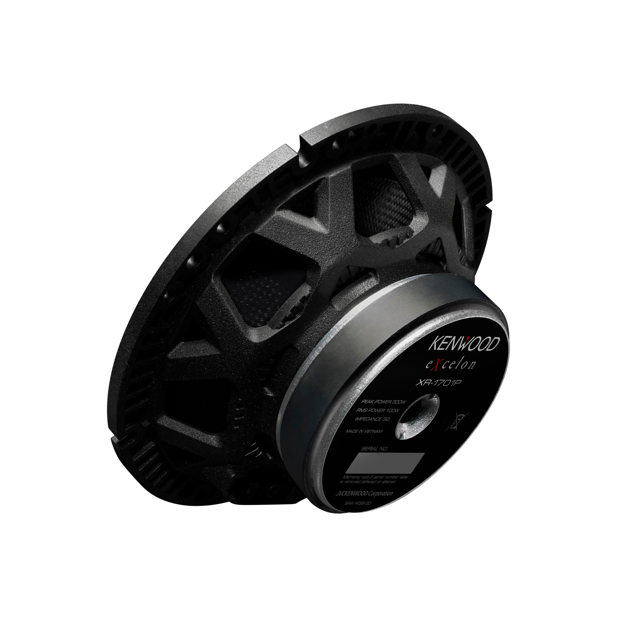 Kenwood eXcelon XR-1701P 6.5" Component Car Speakers, 3Ohm, Pair