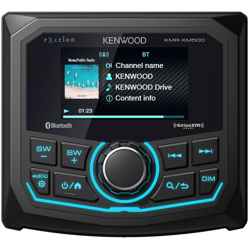 Kenwood KMR-XM500 Motorsports Digital Media Receiver with Bluetooth