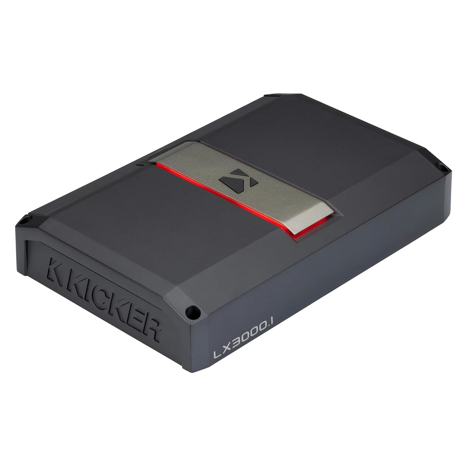 Kicker 51LX3000.1 3000 Watt Mono Class-D Subwoofer Amplifier with Smart Bass