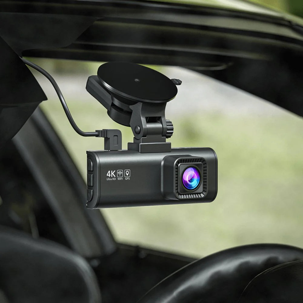 REDTIGER F7NP 4K Dash Cam Front and Rear, Built In Wi-Fi GPS, 32GB SD Card Included