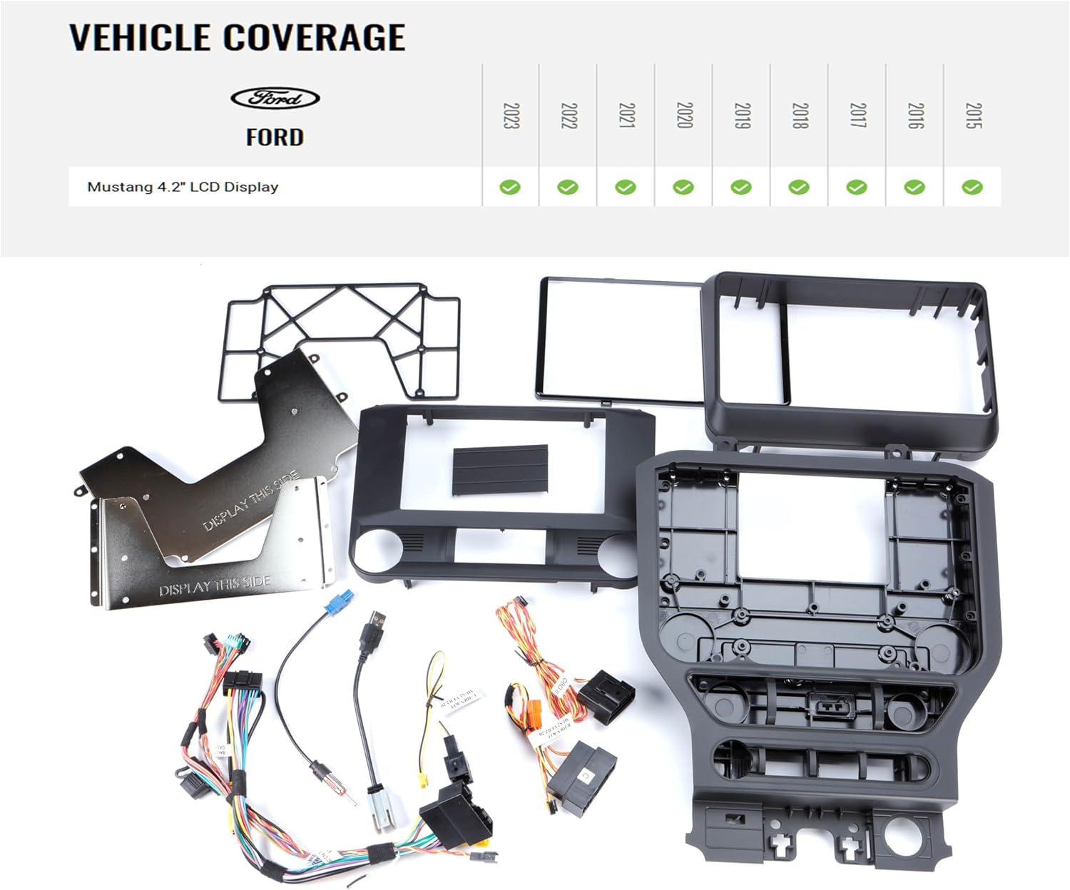 iDatalink KIT-MUS2 Dash and Wiring Kit for Select 2015-2023 Ford Mustang Models