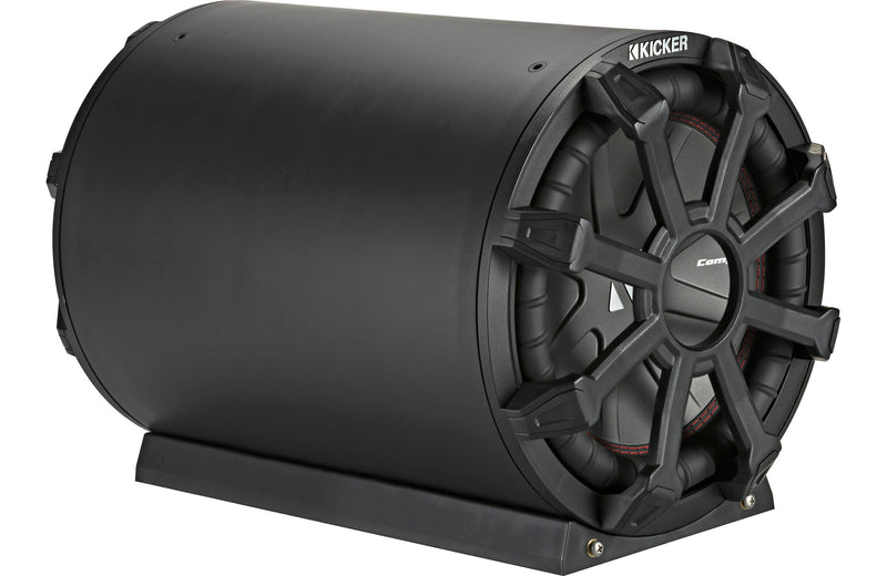 Kicker 46CWTB102 Amplifer and Subwoofer Bass Bundle with Install Kit
