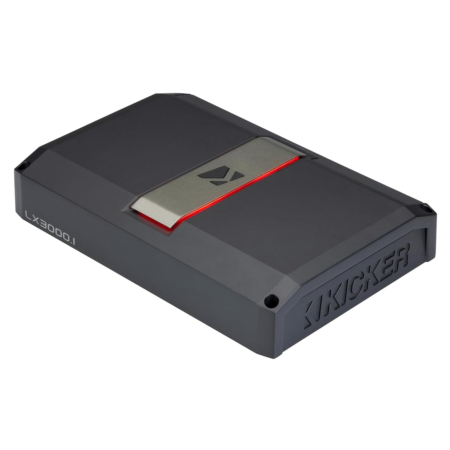 Kicker 51LX3000.1 3000 Watt Mono Class-D Subwoofer Amplifier with Smart Bass