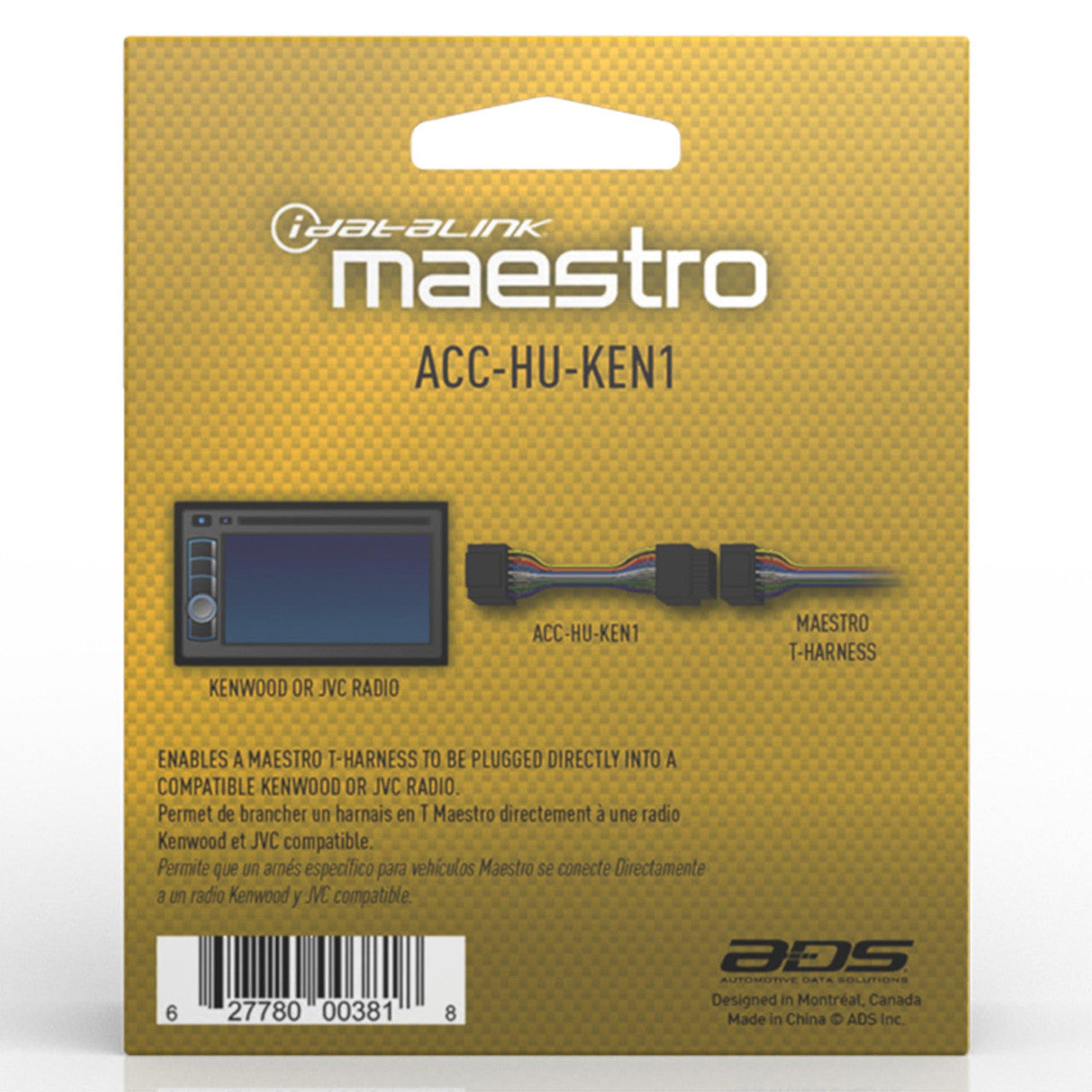 iDatalink ACC-HU-KEN1 Head Unit Harness For Kenwood Radios