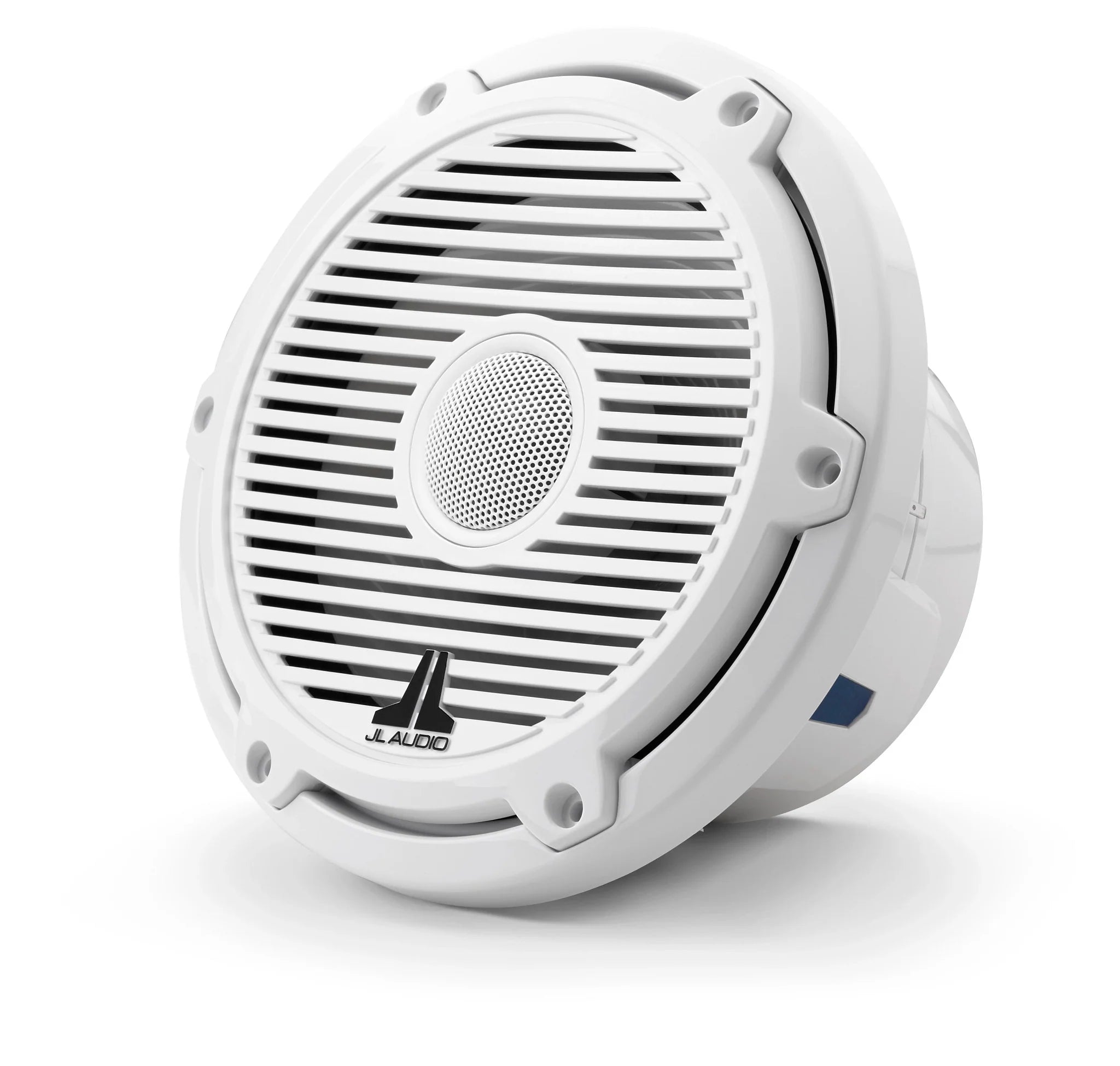 JL Audio M6-770X-C-3GW 7.7" Marine Coaxial Speakers, Gloss White Trim and Classic Grille