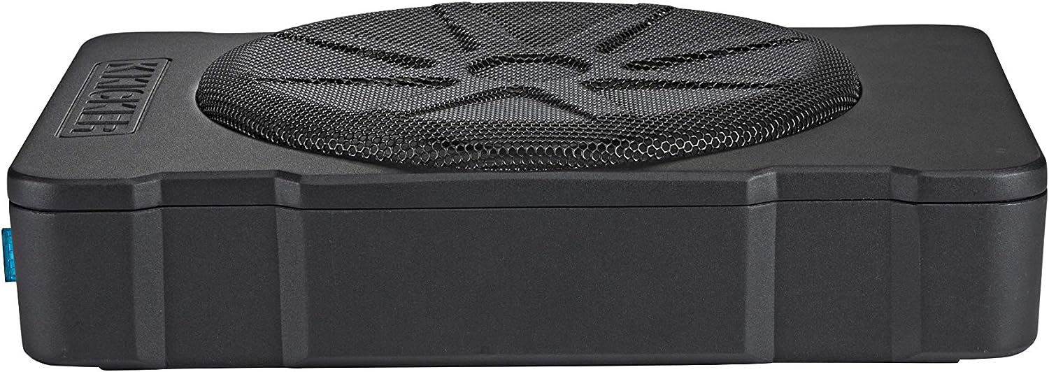 Kicker 46HS10 10" Hideaway Compact Powered Subwoofer built-in 180-watt amp