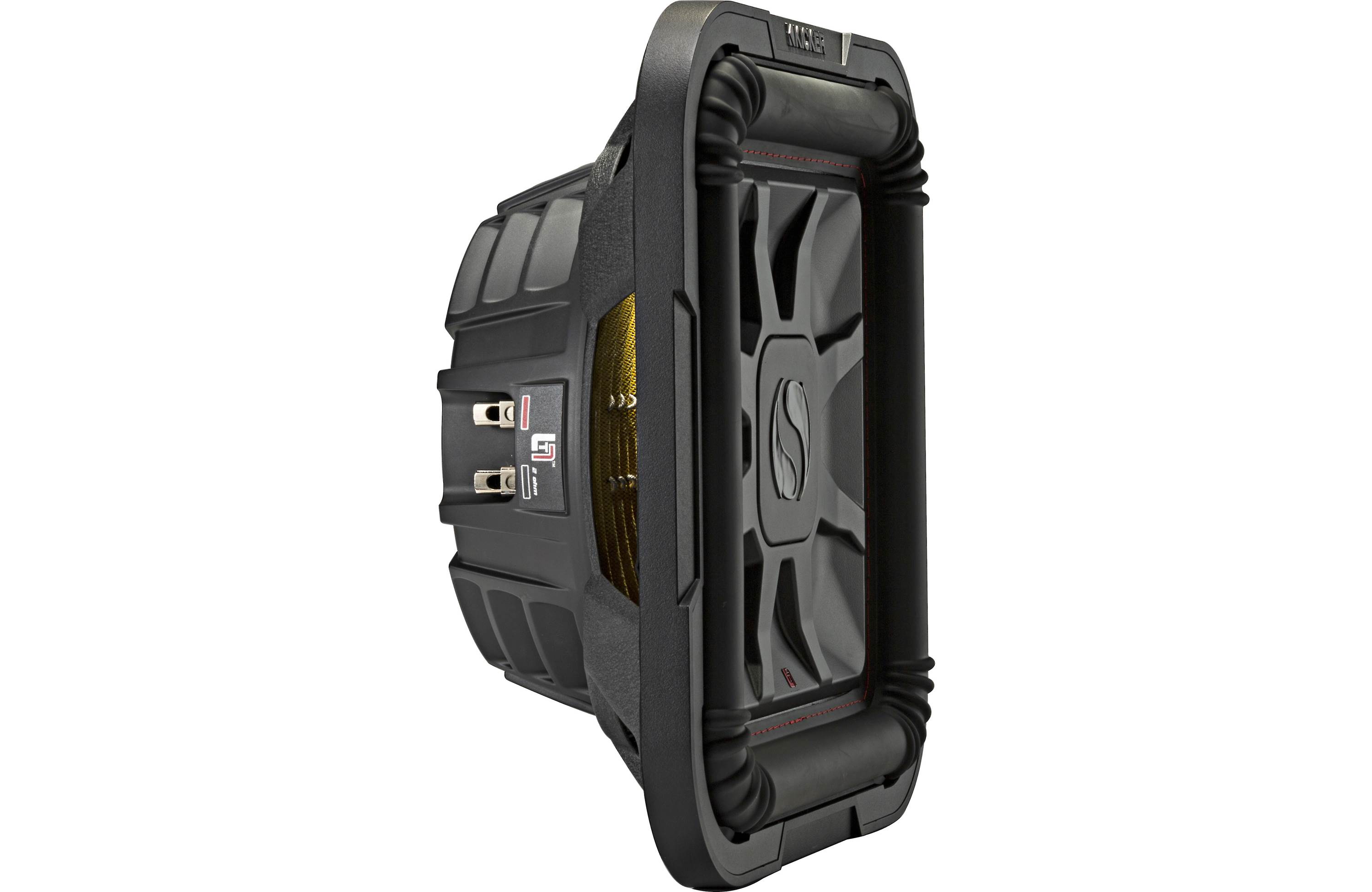 Kicker 46L7T124 12" Dual 4-Ohm L7T Shallow Mount Car Subwoofer Speaker