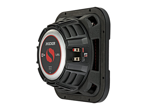 KICKER 46L7T104 10-Inch Solo-Baric L7T 4-Ohm DVC Thin Square Subwoofer alternate view