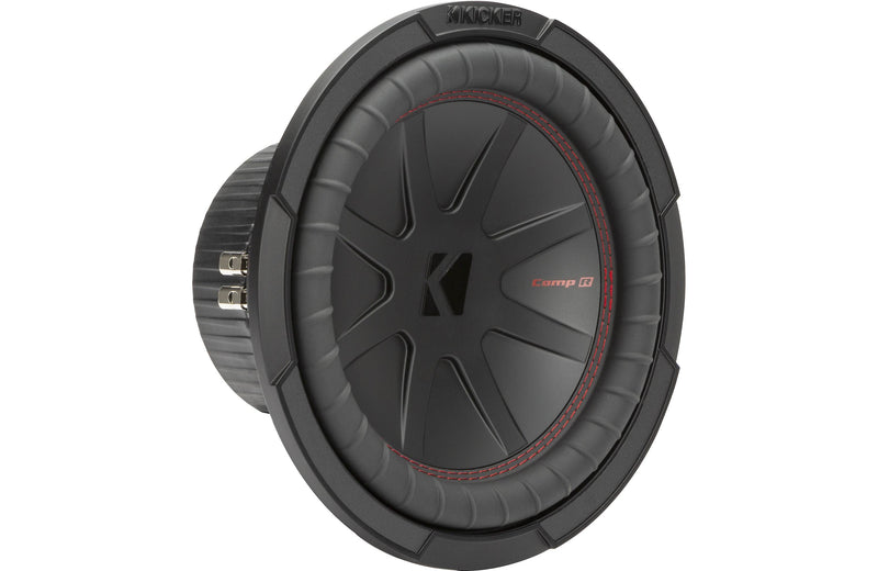 Kicker 48CWR104 Amplifer and Subwoofer Bass Bundle with Install Kit