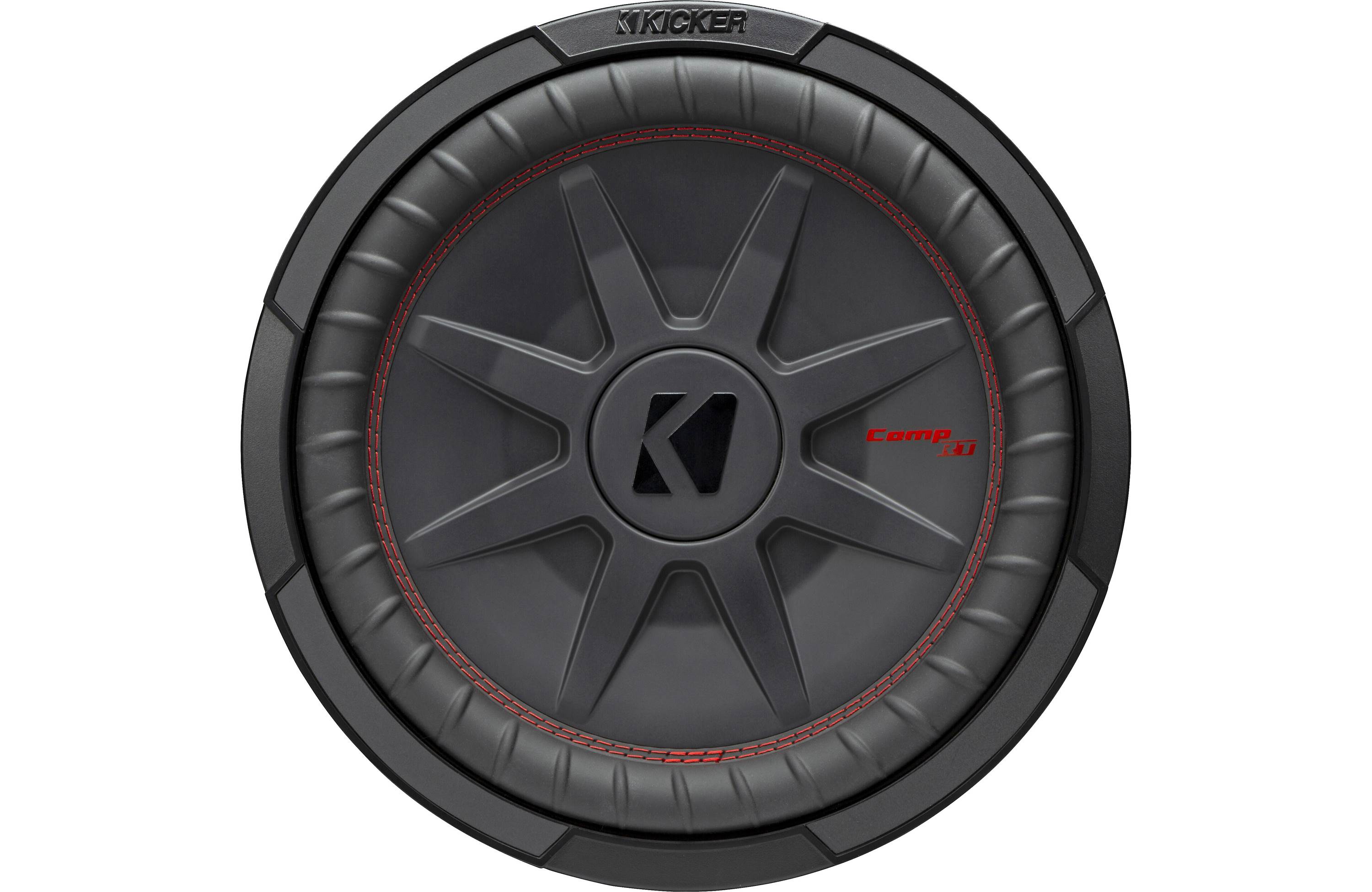 Kicker 48CWRT124 12" Shallow-Mount Subwoofer with Dual 4-ohm Voice Coils