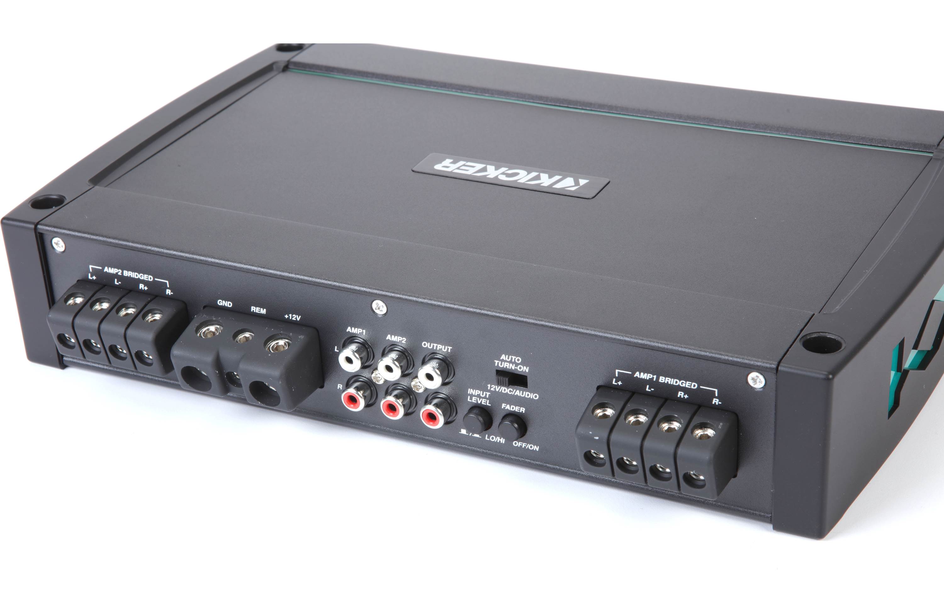 Kicker 48KXMA800.4 4-Channel Marine Amplifier, 100 Watts RMS x 4
