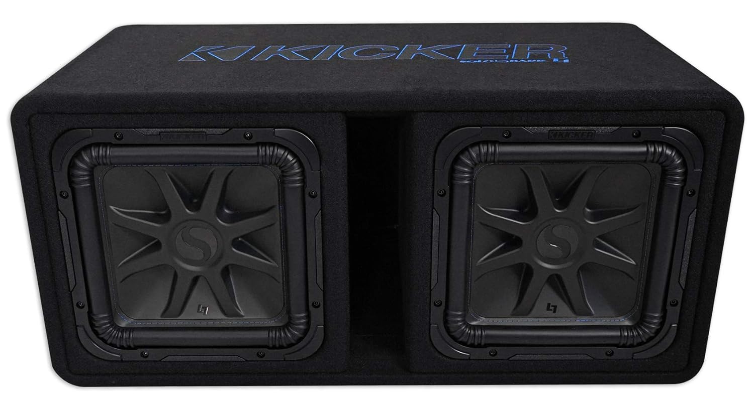 Kicker 44DL7S122 Dual 12" Solo-Baric L7S Ported Enclosure, 2 Ohms