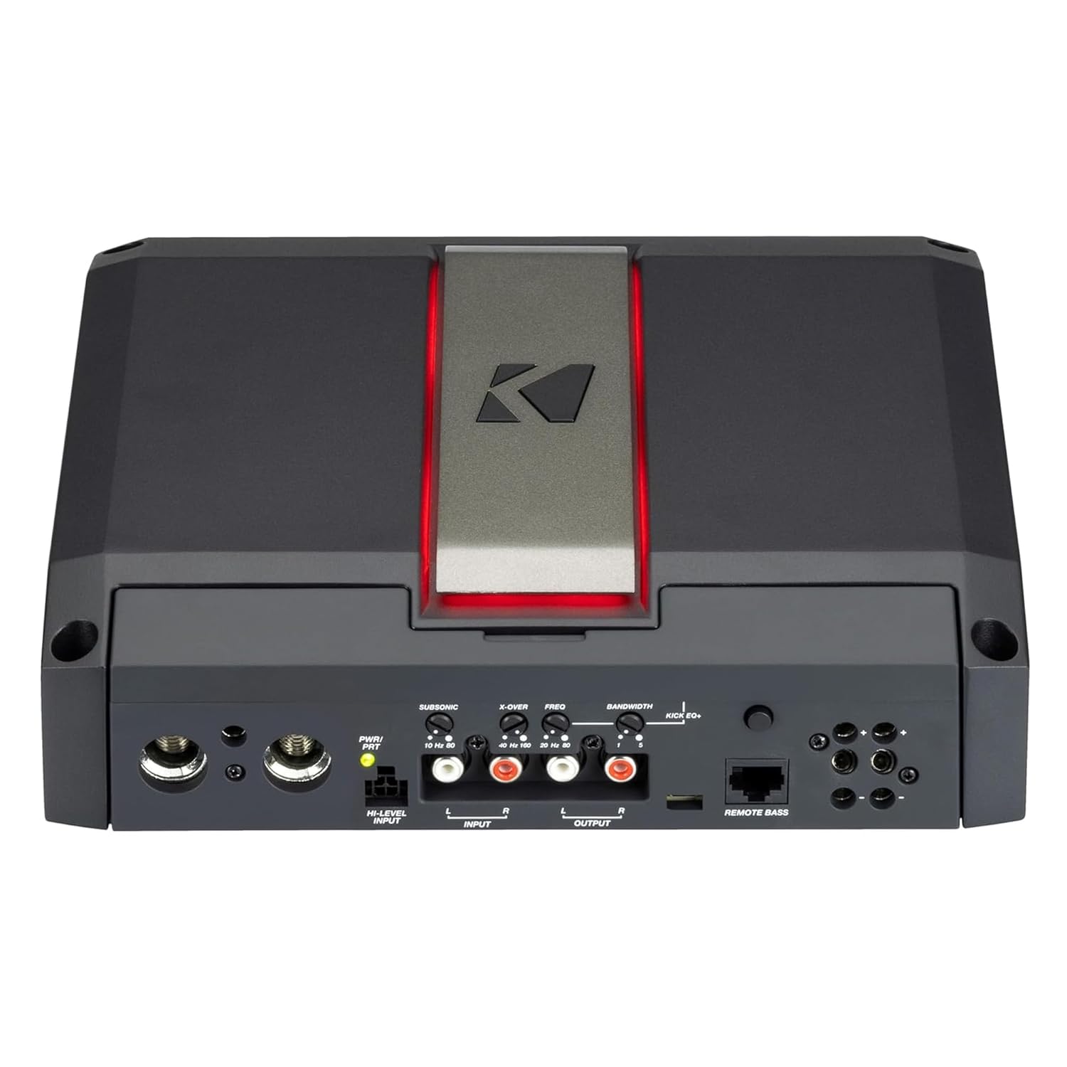 Kicker 51LX1250.1 1250 Watt Mono Class-D Subwoofer Amplifier with Smart Bass