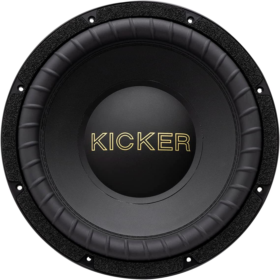 Kicker 50GOLD124 Amplifer and Subwoofer Bass Bundle with Install Kit