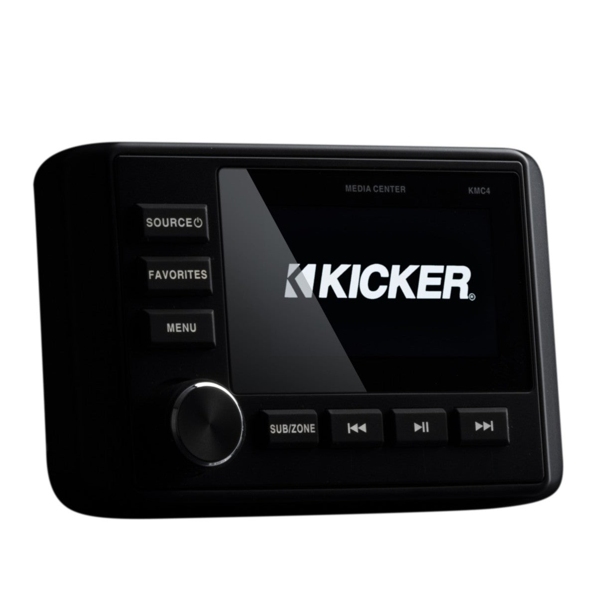 Kicker 51KMC4 Weather-Resistant Gauge-Style Media Center with Bluetooth