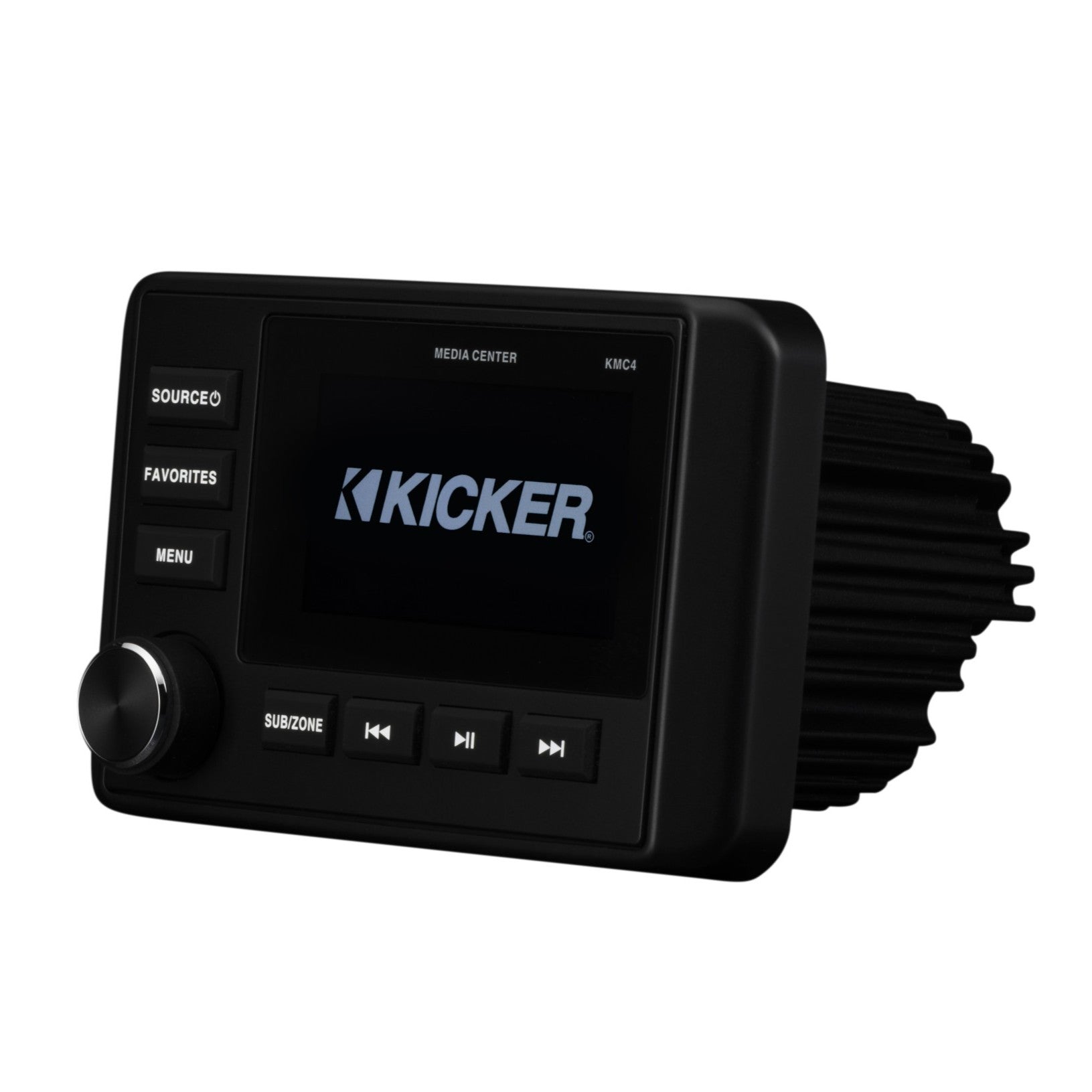Kicker 51KMC4 Weather-Resistant Gauge-Style Media Center with Bluetooth