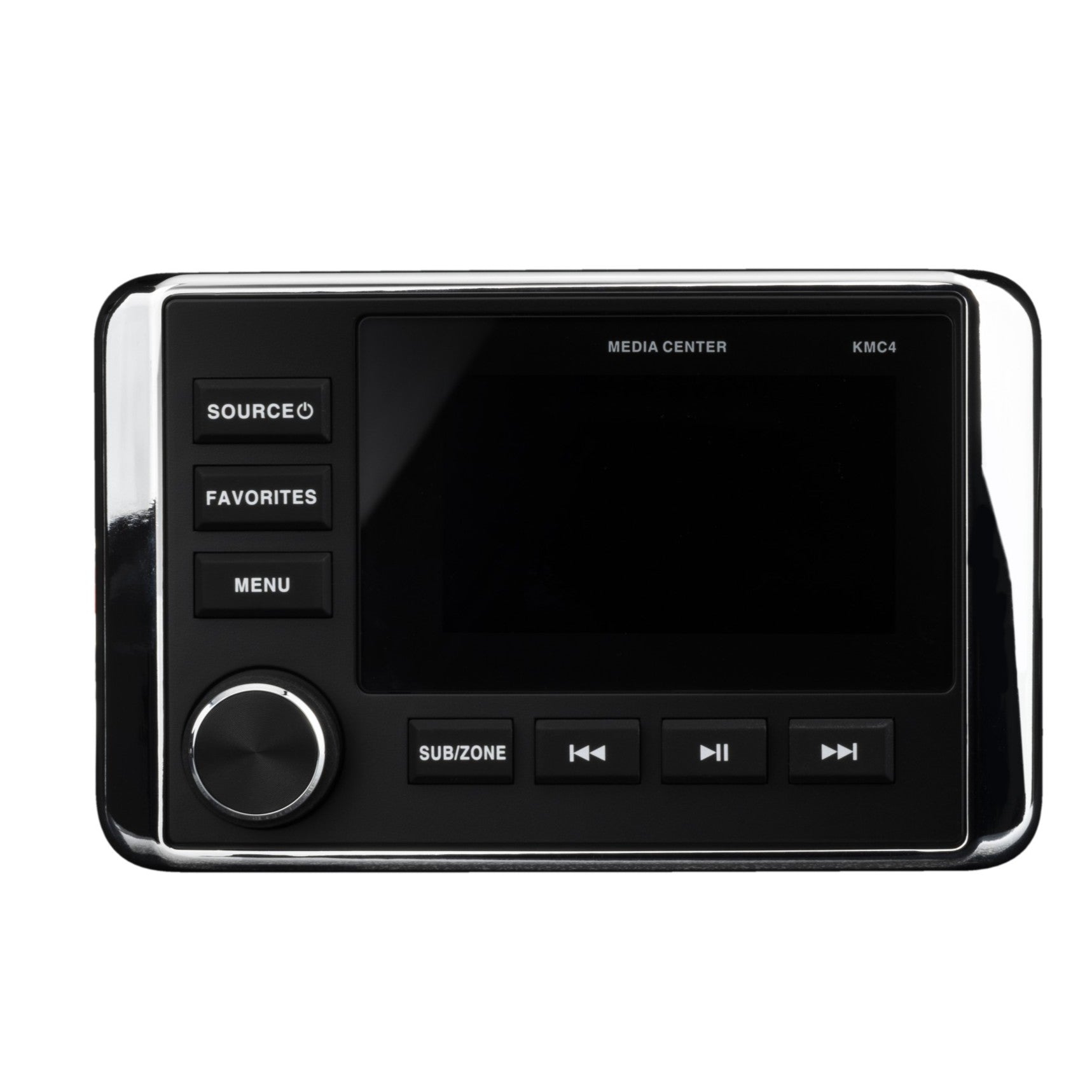 Kicker 51KMC4 Weather-Resistant Gauge-Style Media Center with Bluetooth