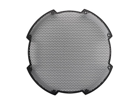 KICKER 52GR10 10-Inch Round Steel Mesh Subwoofer Grille front view