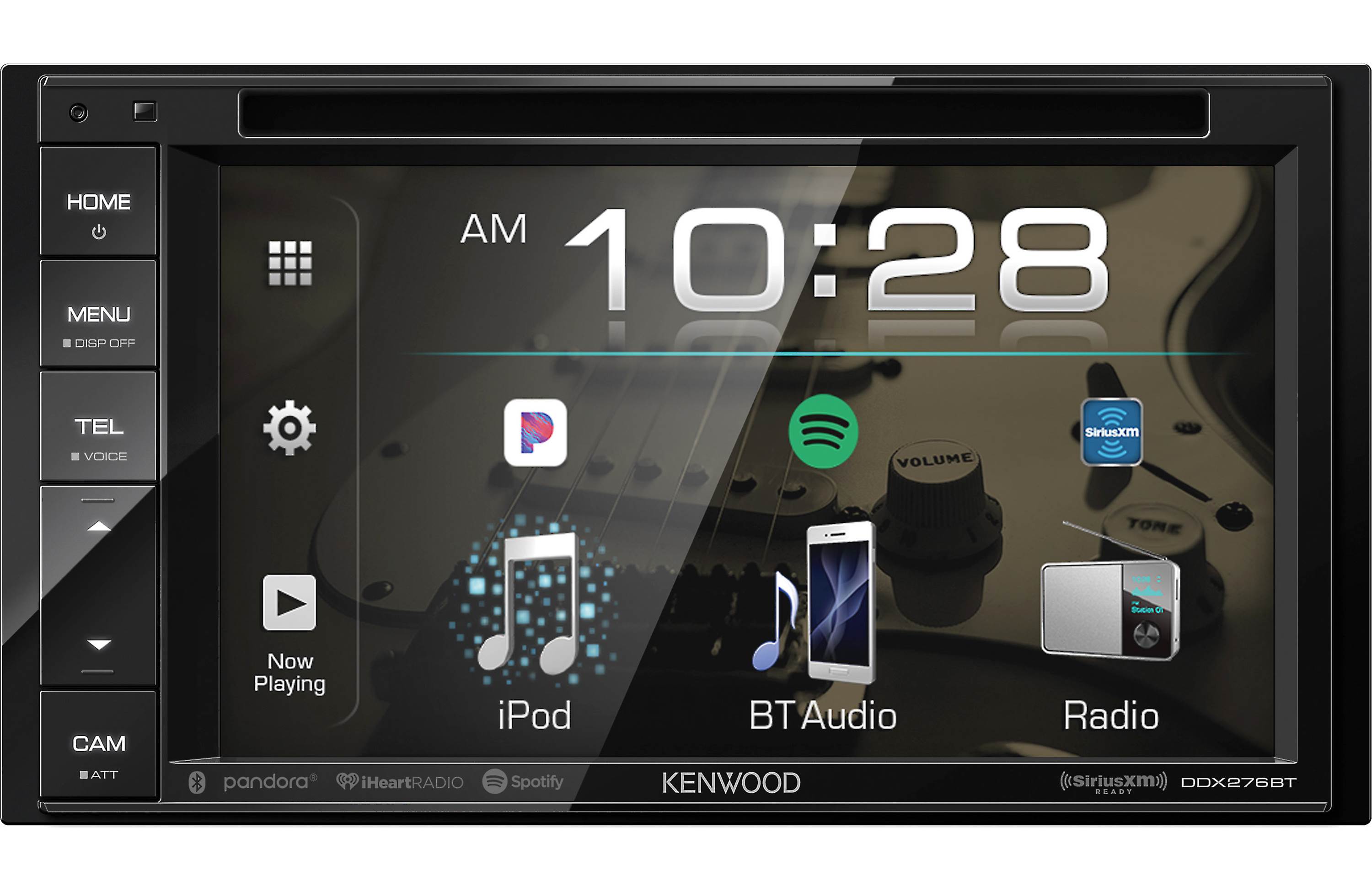 Kenwood DDX276BT 2-DIN Headunit + CMOS-230 Backup Camera Bundle