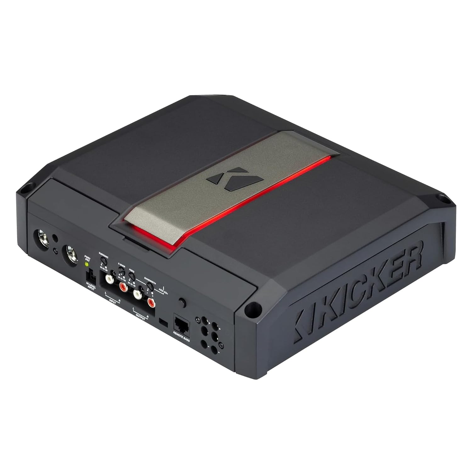 Kicker 51LX1250.1 1250 Watt Mono Class-D Subwoofer Amplifier with Smart Bass