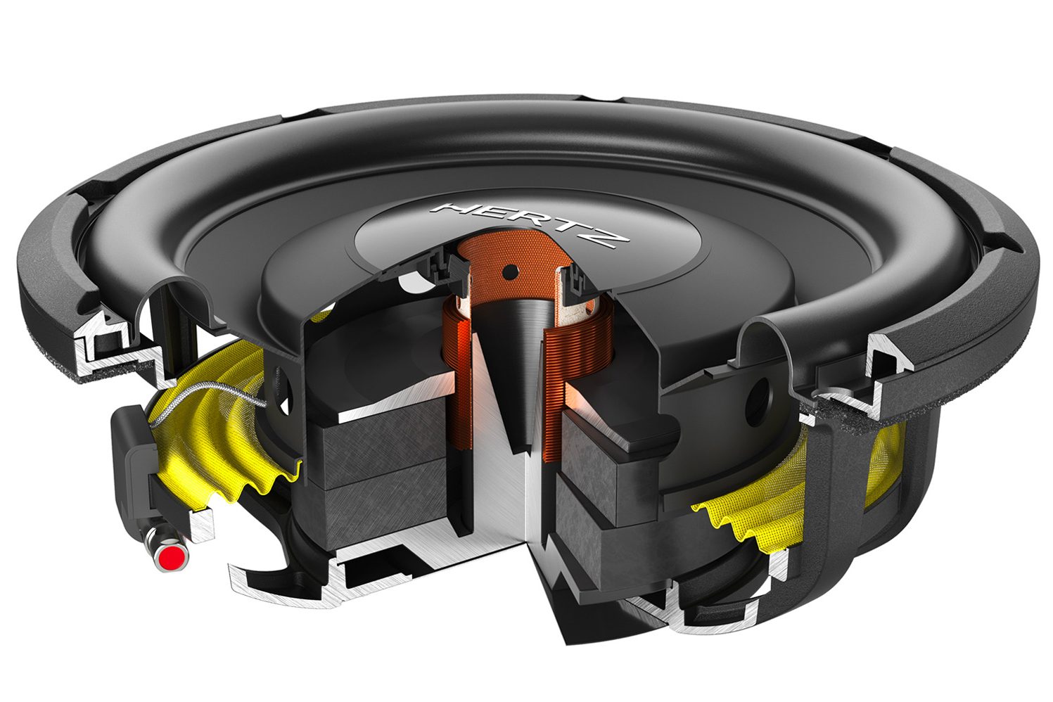 Hertz MPS 250 S4 10" Shallow Mount 4 Ohm Component Subwoofer