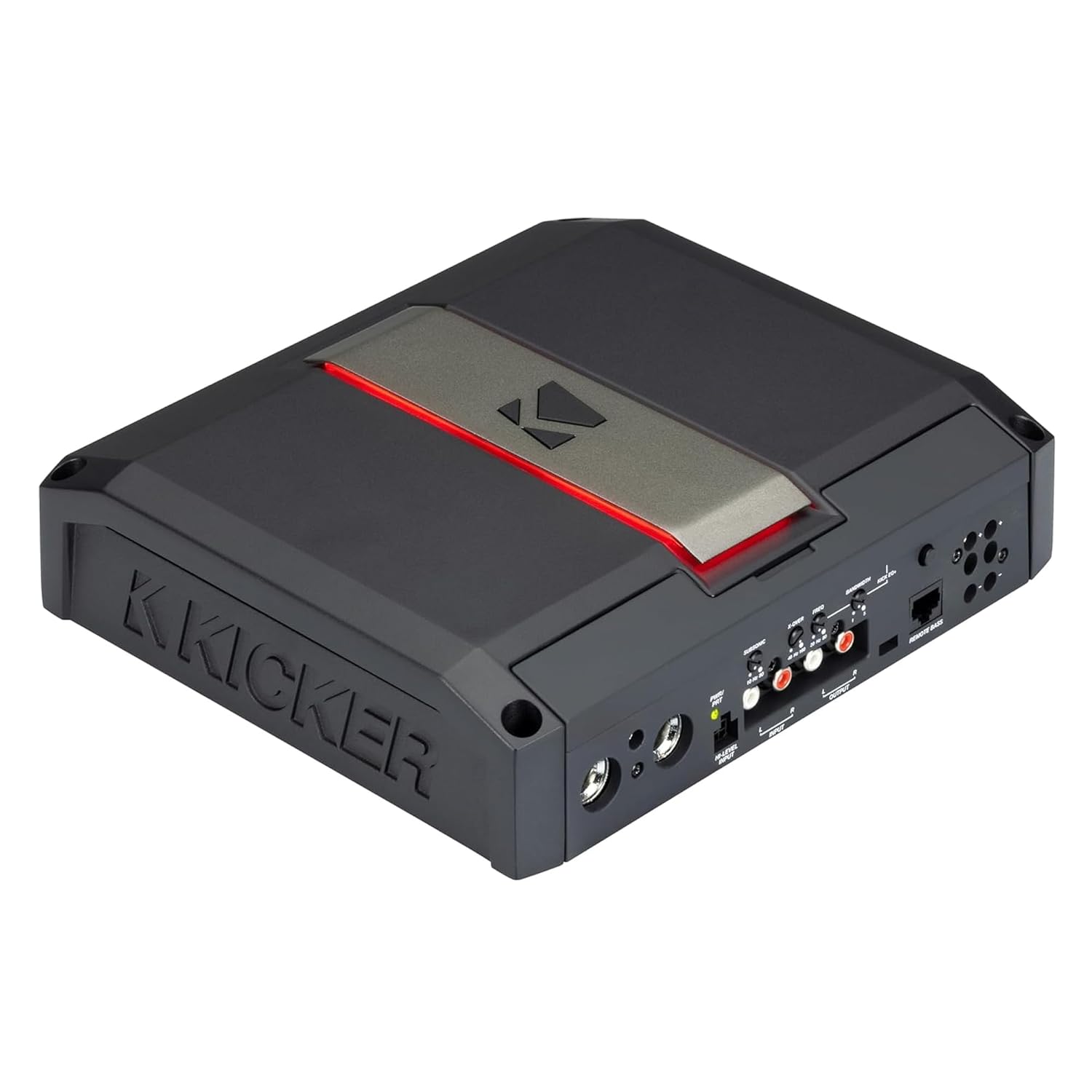 Kicker 51LX1250.1 1250 Watt Mono Class-D Subwoofer Amplifier with Smart Bass