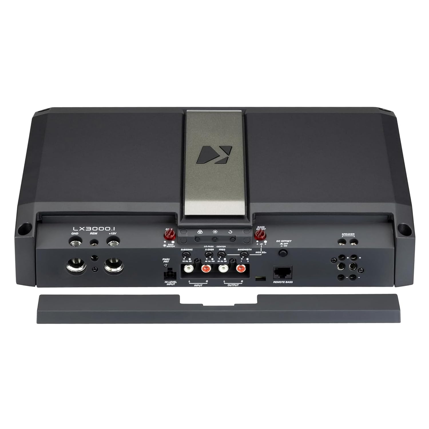 Kicker 51LX3000.1 3000 Watt Mono Class-D Subwoofer Amplifier with Smart Bass