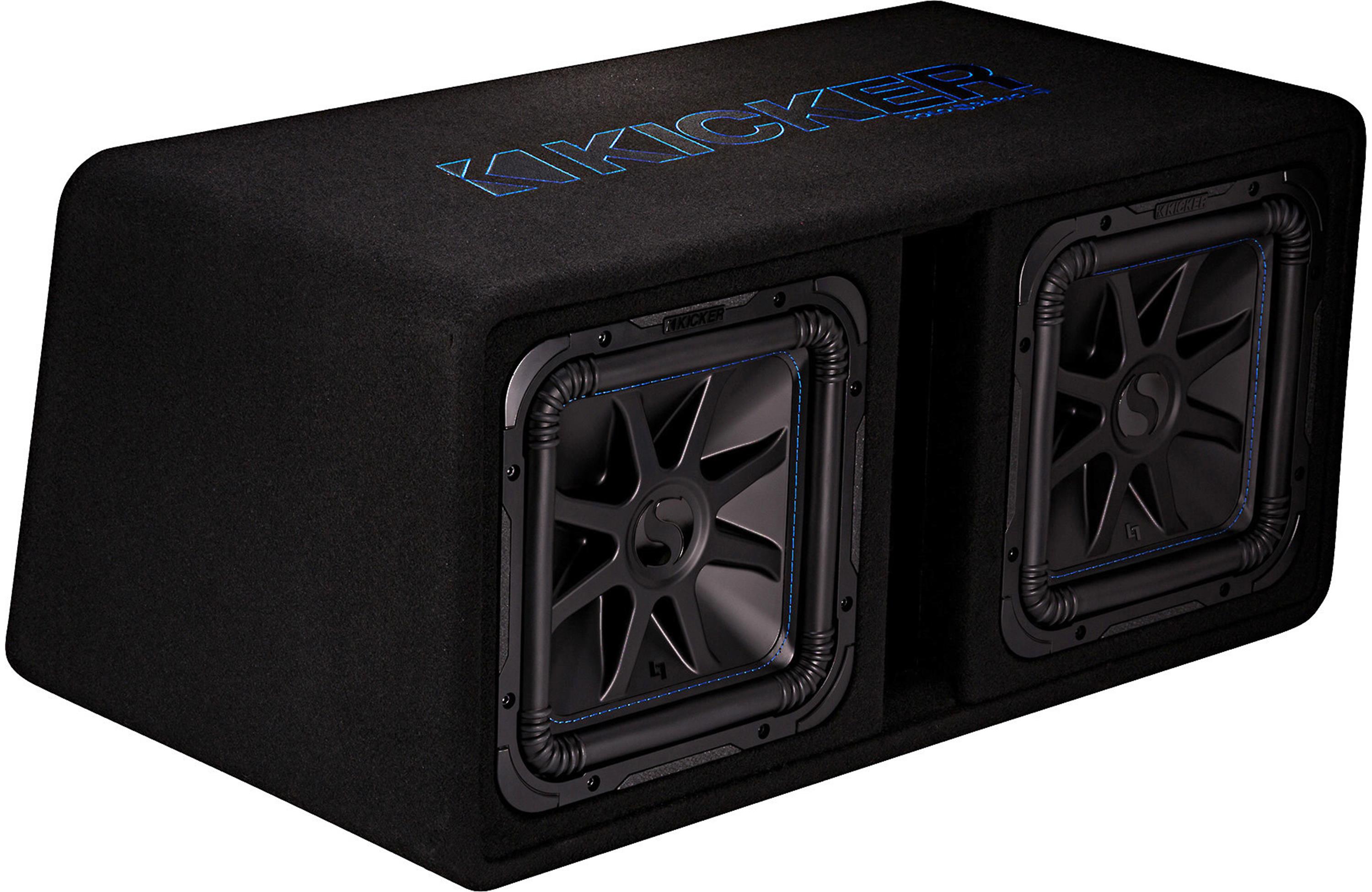 Kicker 44DL7S122 Dual 12" Solo-Baric L7S Ported Enclosure, 2 Ohms