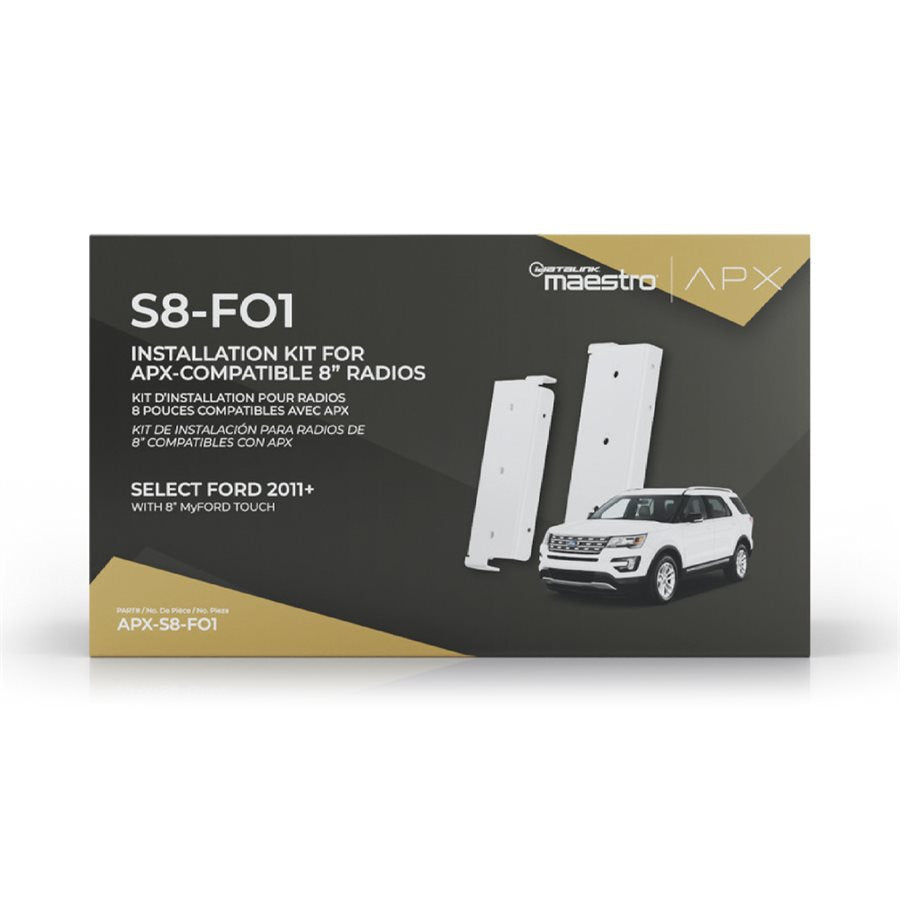 iDatalink APX-S8-FO1 Radio Installation Kit for Select Ford and Lincoln Vehicles