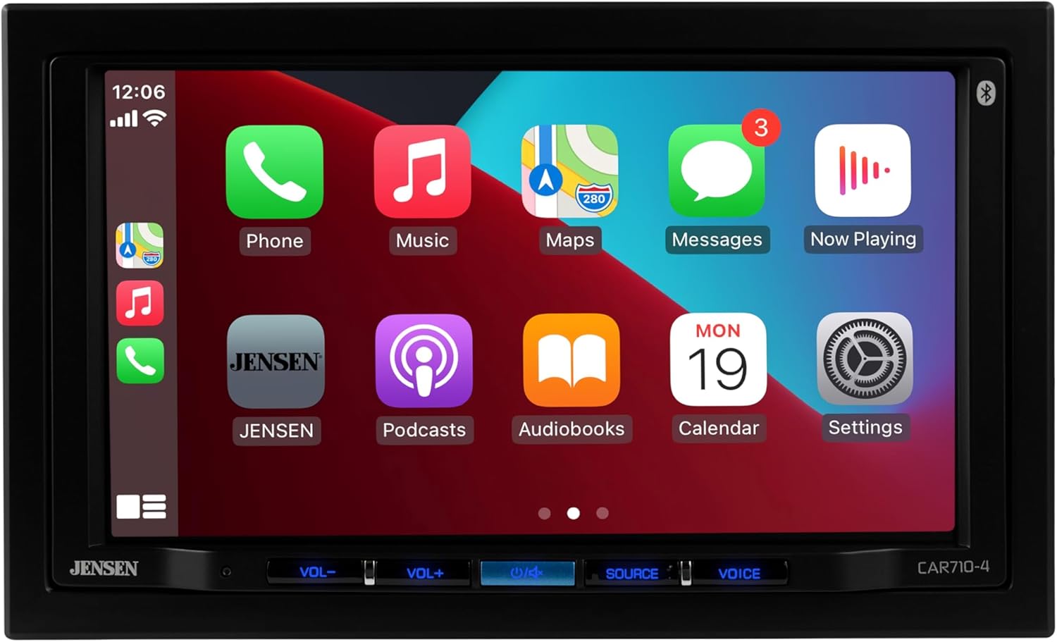 Jensen CAR710-4 7" touchscreen Apple CarPlay & Android Auto Digital Receiver