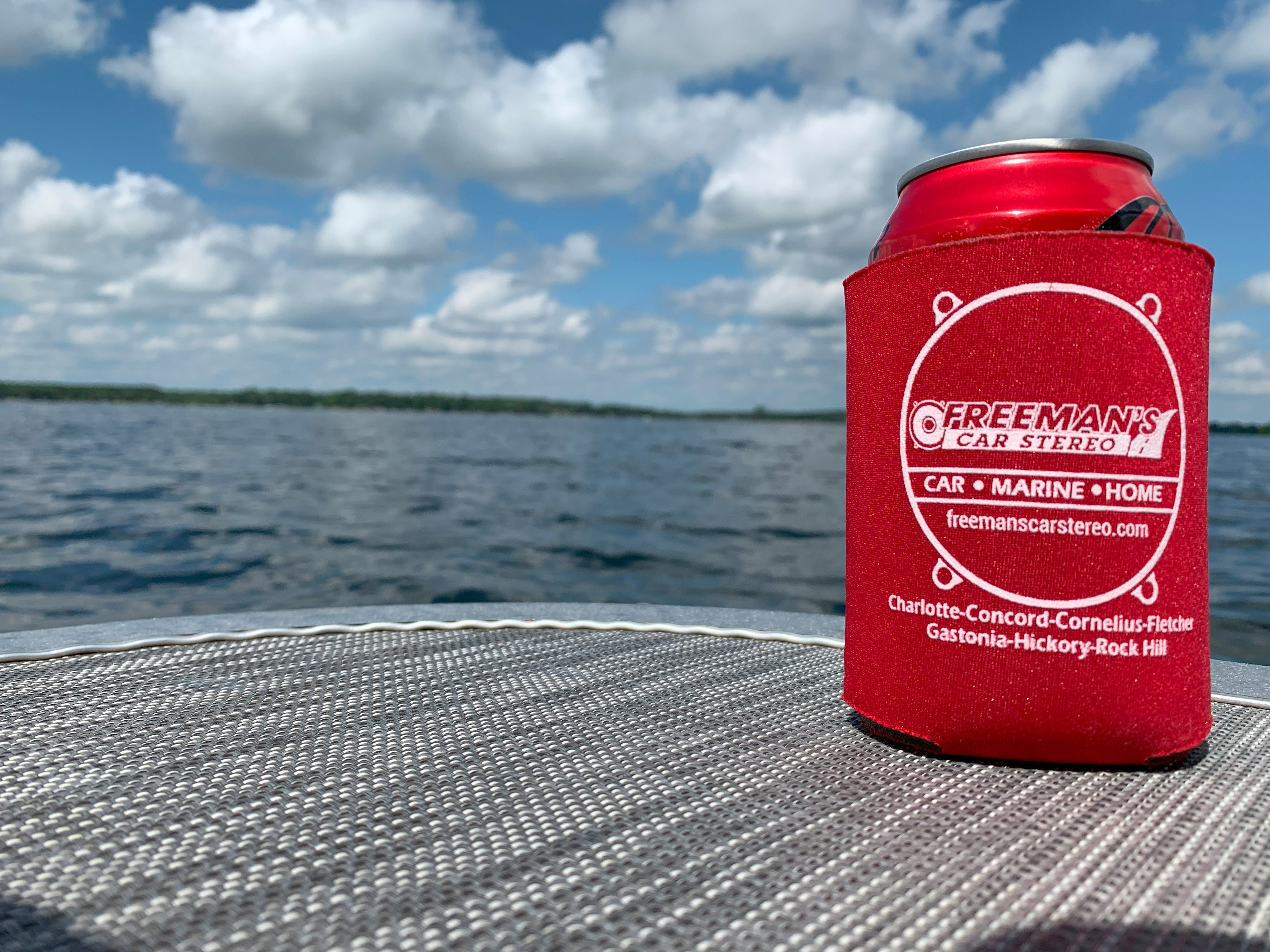 Freeman's Car Stereo Can Cooler/Koozie