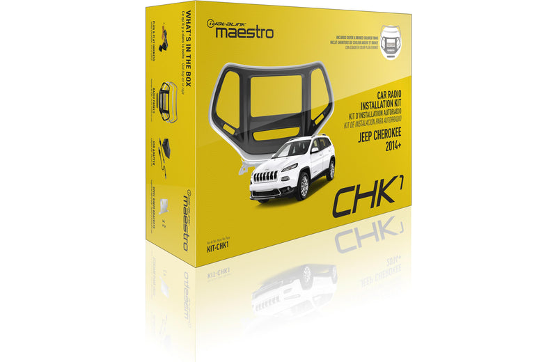 iDat-aLink KIT-CHK1 Dash Kit, USB box & T-harness for 2014+ Jeep Cherokee