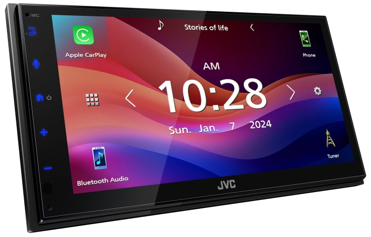 JVC KW-M590BT 6.8" Capacitive Receiver w/ Apple CarPlay & Android Auto