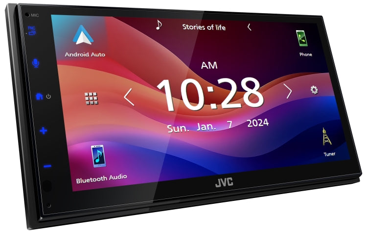 JVC KW-M590BT 6.8" Capacitive Receiver w/ Apple CarPlay & Android Auto