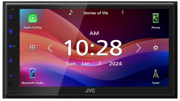 JVC KW-M590BT 6.8" Capacitive Receiver w/ Apple CarPlay & Android Auto