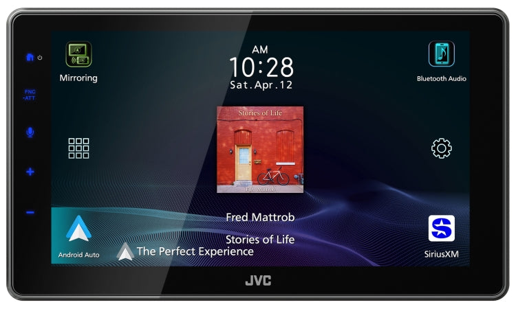 JVC KW-Z900W 9" HD Floating Screen Digital Media Receiver Apple CarPlay