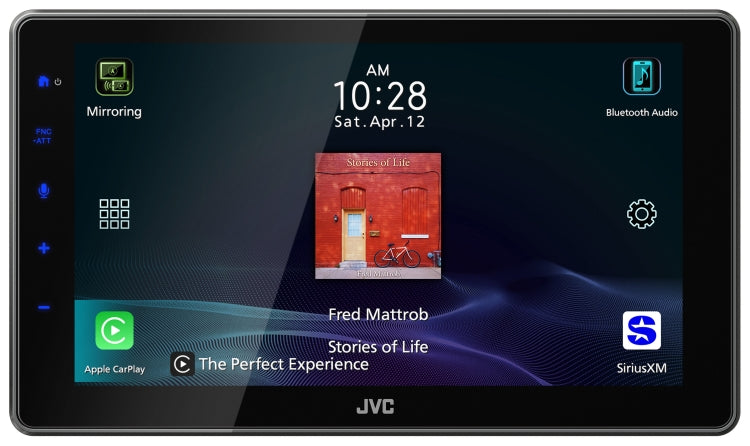 JVC KW-Z900W 9" HD Floating Screen Digital Media Receiver Apple CarPlay