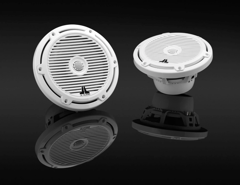 JL Audio M3-770X-C-GW 6.5" Marine Speakers w/ Classic Grilles
