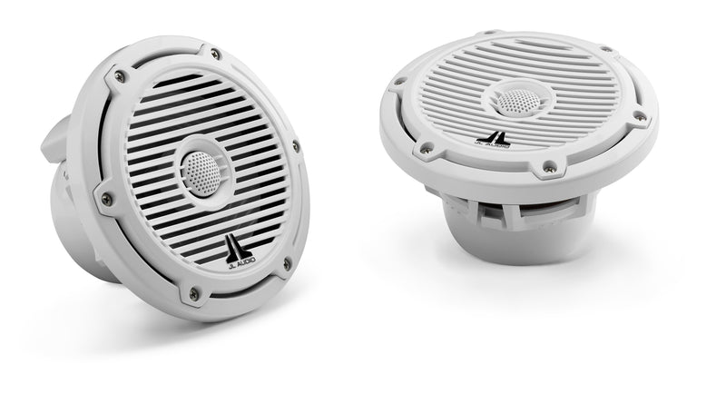 JL Audio XDM400/4 Amplifier + x2 Pair M650-CCX-CG-WH Speaker Bundle