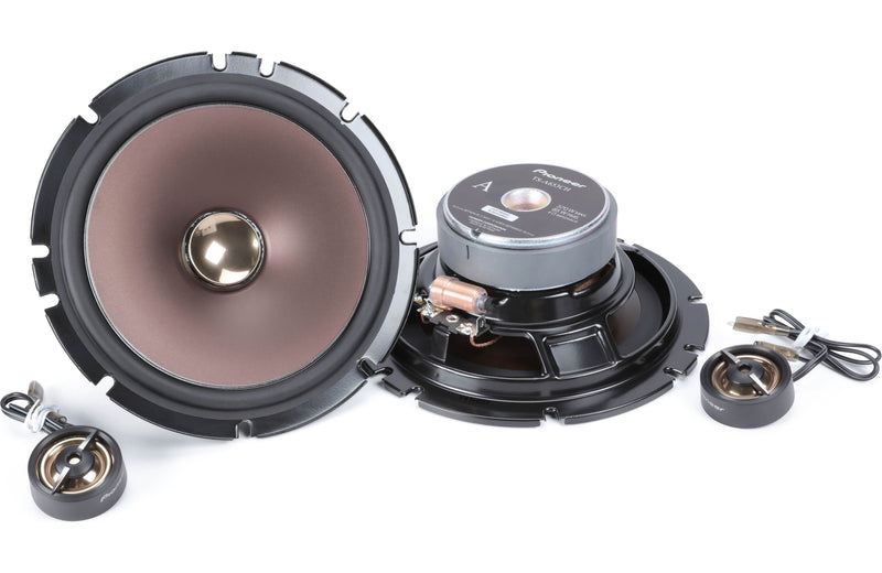 Pioneer TS-A653CH 6-1/2” 2-Way Component Speakers 370W Max / 85W Nom