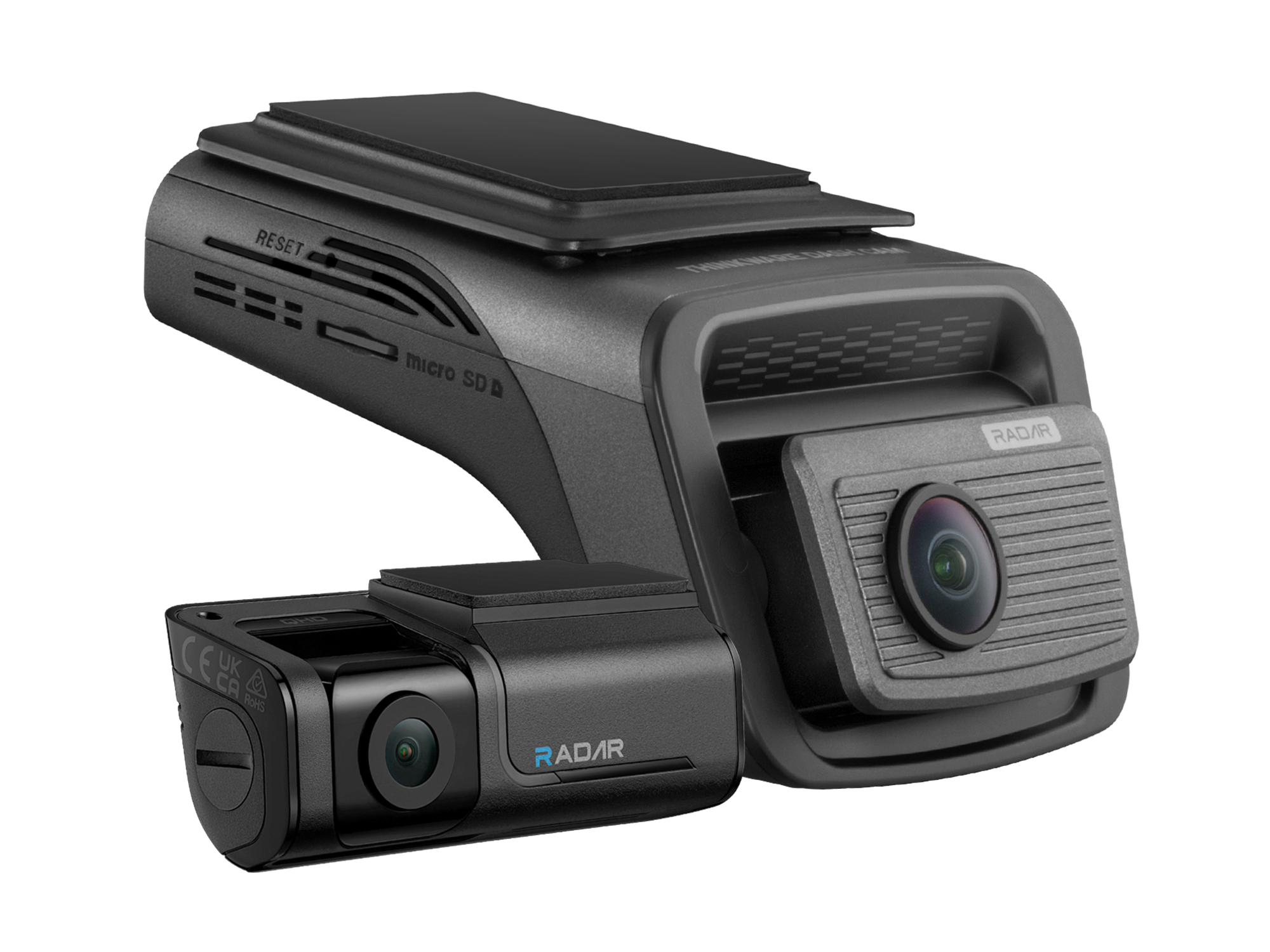 THINKWARE U3000 Pro 4K Front & 2K Rear Dash Cam w/ Built-In Radar, Wi-Fi & GPS