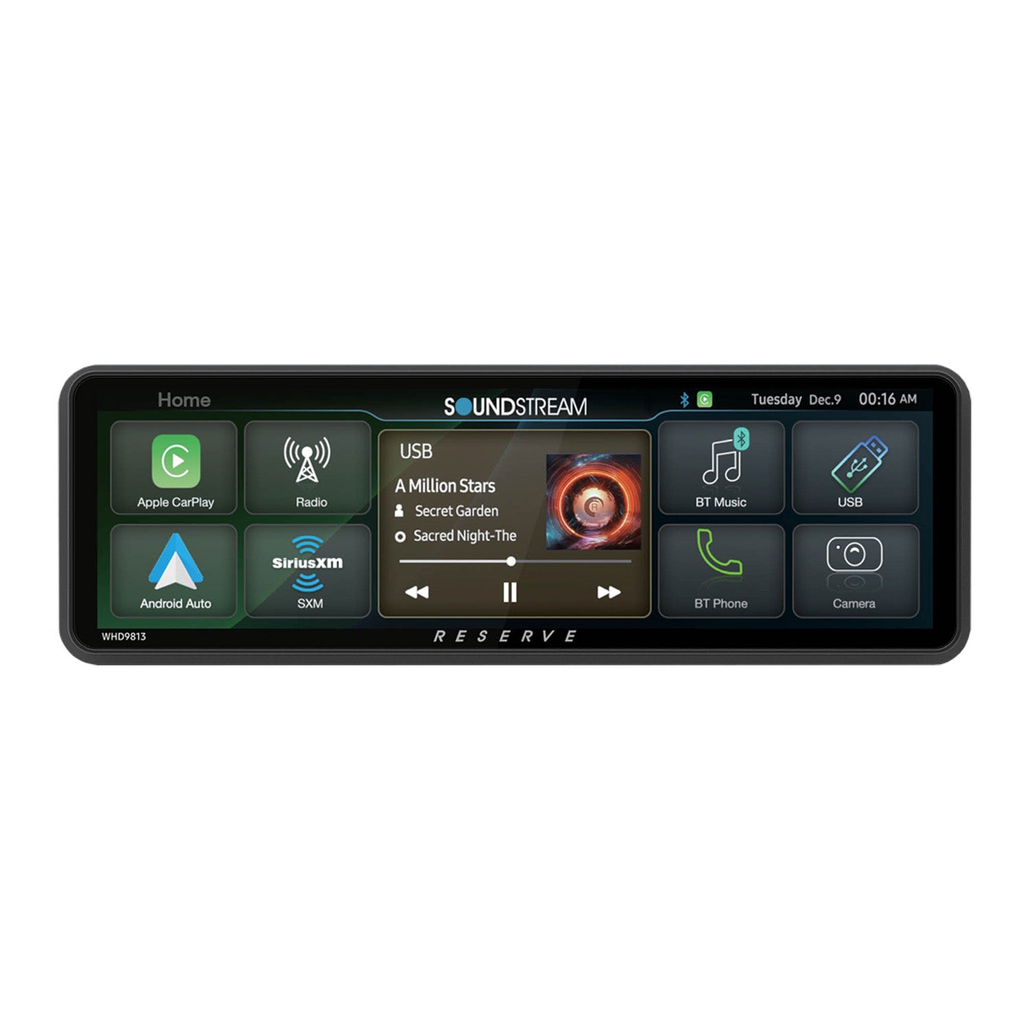 Soundstream WHD.9813 Motorcycle Radio for 1998–2013 Harley-Davidson Touring
