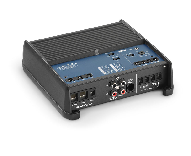 JL Audio XDM200/2 Amplifier + M3-650X-S-GW 6.5" Marine Speaker Bundle